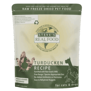 Steve's Real Food Turducken Recipe Freeze-Dried Raw Dog Food 20oz