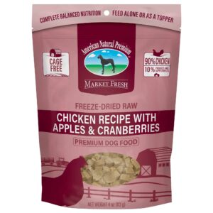 American Natural Premium Freeze-Dried Raw Chicken with Apples and Cranberries