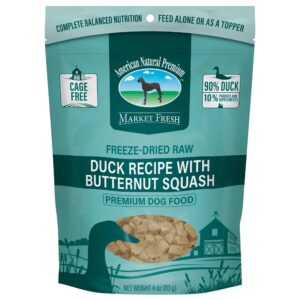 American Natural Premium Freeze-Dried Raw Duck with Butternut Squash