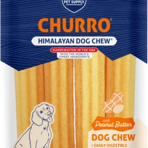 Himalayan Pet Supply Churro Peanut Butter Chew Dog Treat 4pk