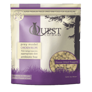 Steve's Real Food Quest Chicken Recipe Freeze-Dried Raw Cat Food 10oz