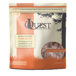 Steve's Real Food Quest Pork Recipe Freeze-Dried Raw Cat Food 10oz