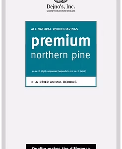 Dejno's "White" Premium Northern Pine Shavings 3.0 cu. ft. comp