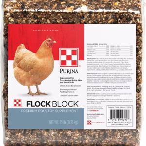Purina Flock Block Chicken Treat 25lb