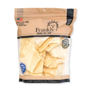 Frankly Pet Beef Chew Chips 1lb
