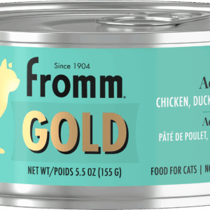 Fromm Adult Gold Chicken, Duck, & Salmon Pate Canned Cat Food 5.5oz