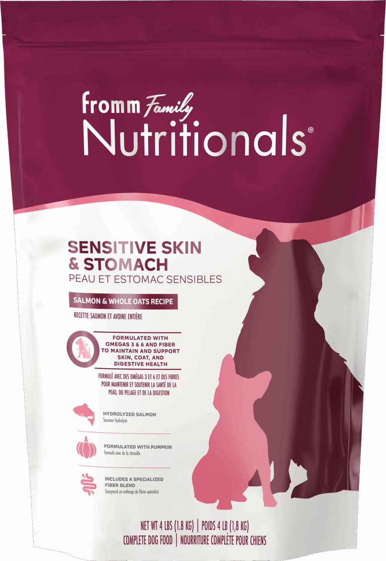 fromm dog nutritionals sensitive skin and stomach salmon