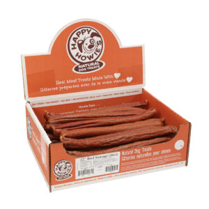 Happy Howie's Beef Sausages 12" Dog Treats (EACH)