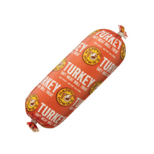 Happy Howie's Turkey Soft Meat Roll Dog Treat 12oz