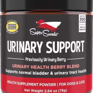 Super Snouts Urinary Support Urinary Health Berry Blend Supplement for Dogs & Cats 2.64oz