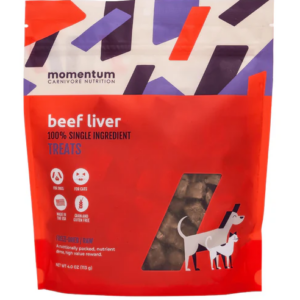 Momentum Carnivore Beef Liver Freeze-Dried Raw Treats 4oz