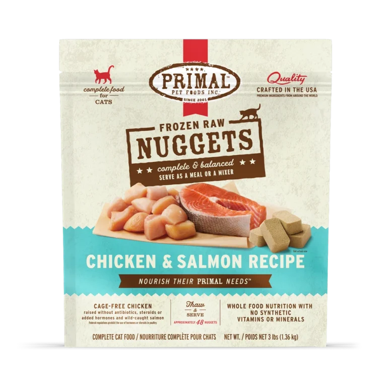 primal frozen cat chicken salmon