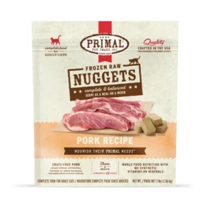 Primal Pork Recipe Frozen Raw Cat Food 3lb