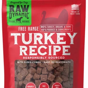 Raw Dynamic Turkey Recipe Freeze-Dried Raw Dog Food