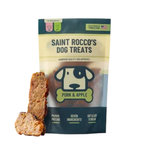 Saint Rocco's Pork & Apple Dog Treats 8oz