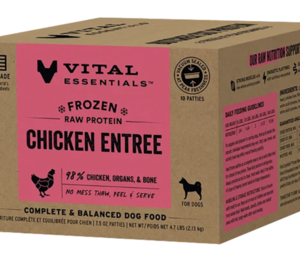 Vital Essentials Chicken Entree Frozen Raw Dog Food