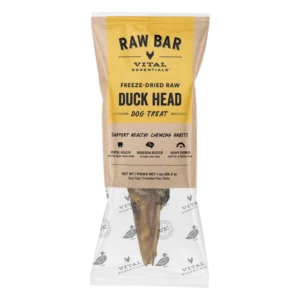 Vital Essentials Duck Head Freeze Dried Raw Dog Treat 1.0oz