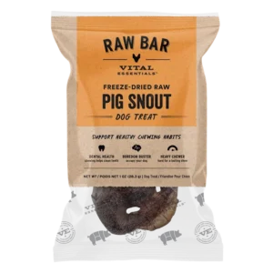Vital Essentials Pig Snout Freeze Dried Raw Dog Treat 1.0oz
