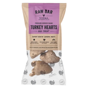 Vital Essentials Turkey Hearts Freeze Dried Raw Dog Treat 1.6oz
