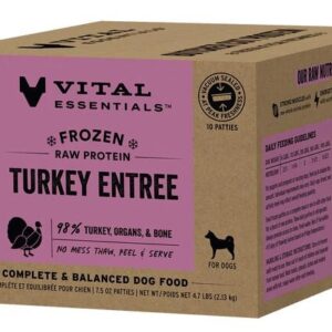 Vital Essentials Turkey Entree Frozen Raw Dog Food
